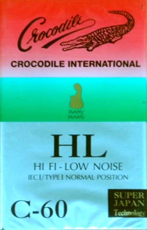 Compact Cassette Crocodile 60 "HL" Type I Normal Unknown Country