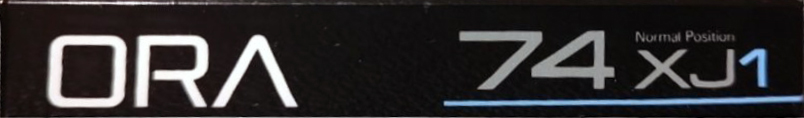 Compact Cassette Ora XJ 74 "C-74XJ1" Type I Normal 1992 Japan