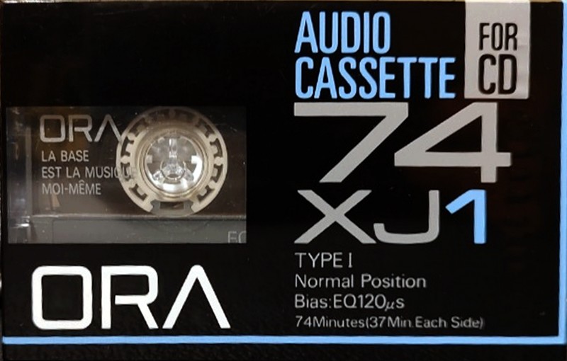 Compact Cassette Ora XJ 74 "C-74XJ1" Type I Normal 1992 Japan