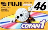 Compact Cassette Fuji CDFAN 46 "CDFAN1 46 A" Type I Normal 1998 Europe