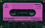 Compact Cassette Sanyo D 30 Type I Normal 1980 Europe