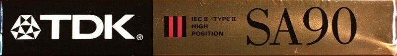 Compact Cassette TDK SA 90 "SA-90SE" Type II Chrome 1990 Australia, Europe