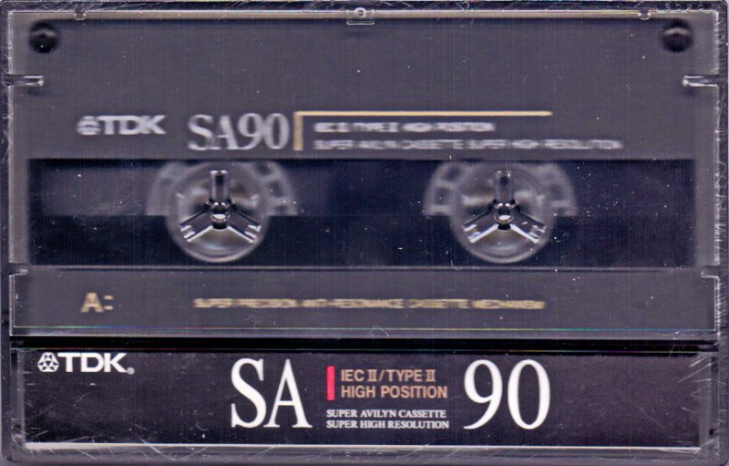 Compact Cassette TDK SA 90 "SA-90SE" Type II Chrome 1990 Australia, Europe