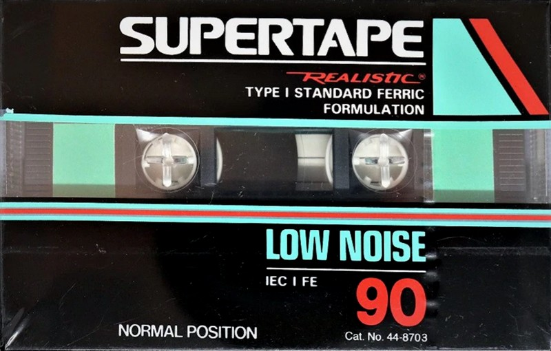 Compact Cassette SUPERTAPE 90 "44-8703" Type I Normal 1992 Europe