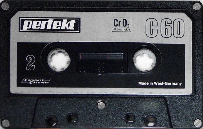 Compact Cassette Perfekt 60 Type II Chrome 1977 Germany