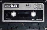 Compact Cassette Perfekt 60 Type II Chrome 1977 Germany