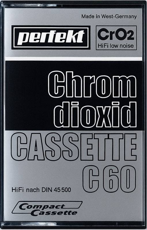 Compact Cassette Perfekt 60 Type II Chrome 1977 Germany