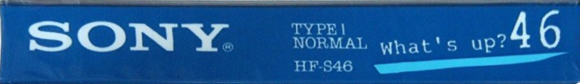 Compact Cassette Sony What`s Up? 46 "WTS 46L" Type I Normal 1985 Japan