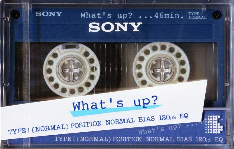 Compact Cassette Sony What`s Up? 46 "WTS 46L" Type I Normal 1985 Japan
