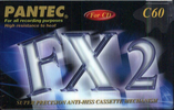 Compact Cassette Pantec 60 "FX 2" Type I Normal South Korea