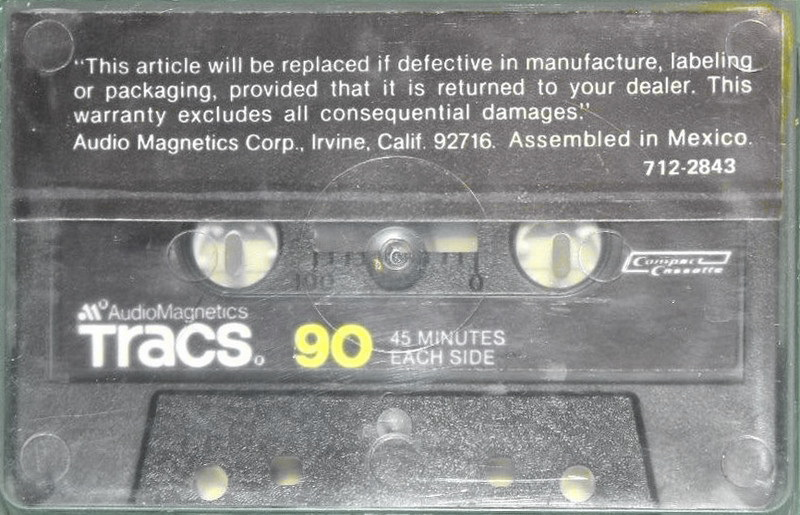 Compact Cassette:  Audio Magnetics - Tracs 90