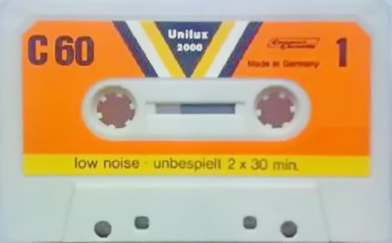 Compact Cassette Unilux 2000 60 Type I Normal Germany