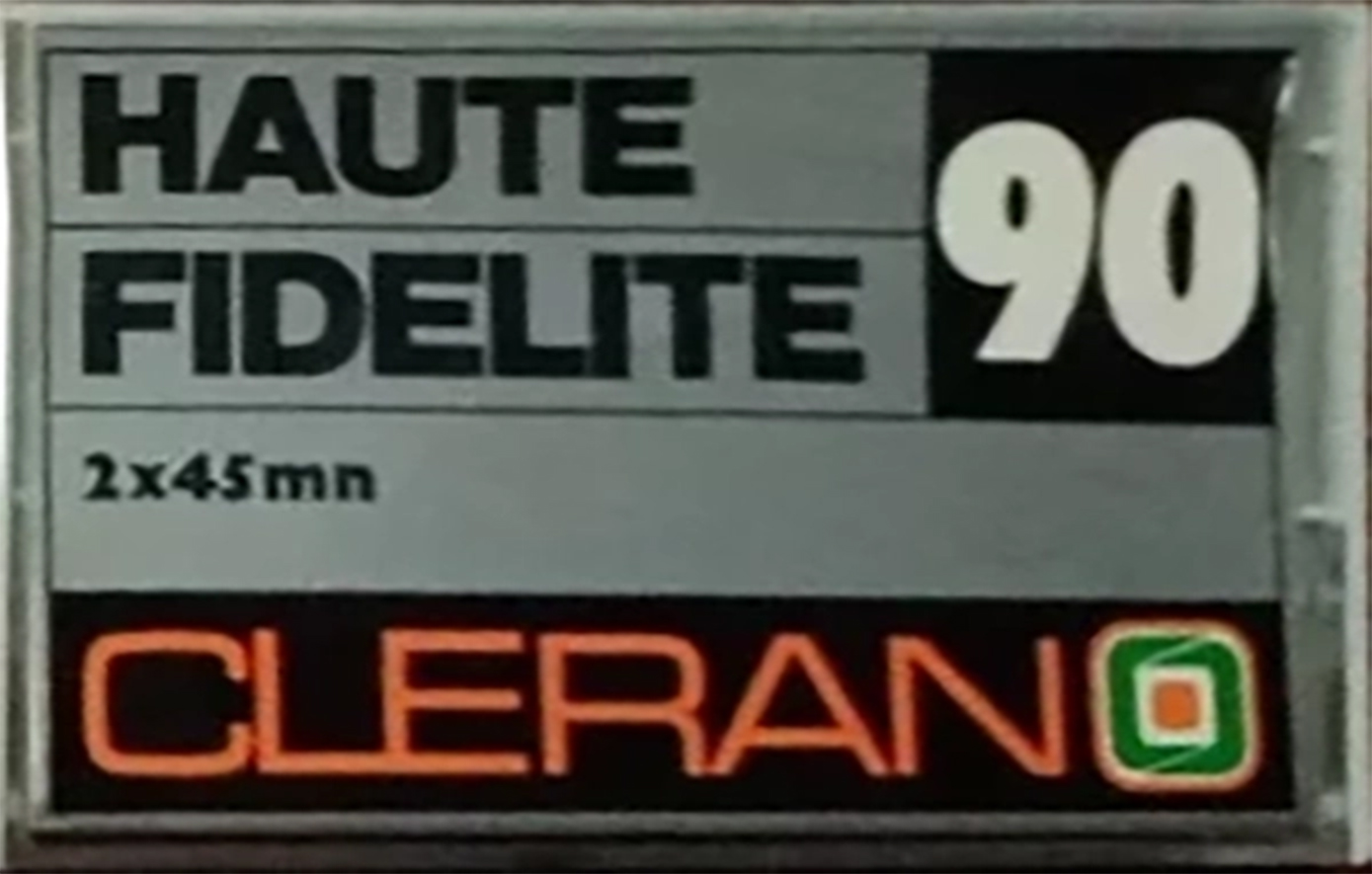 Compact Cassette Cleran Haute Fidelite 90 Type I Normal 1985 France