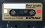 Compact Cassette Universum Super Dynamic 60 Type I Normal 1979 Europe