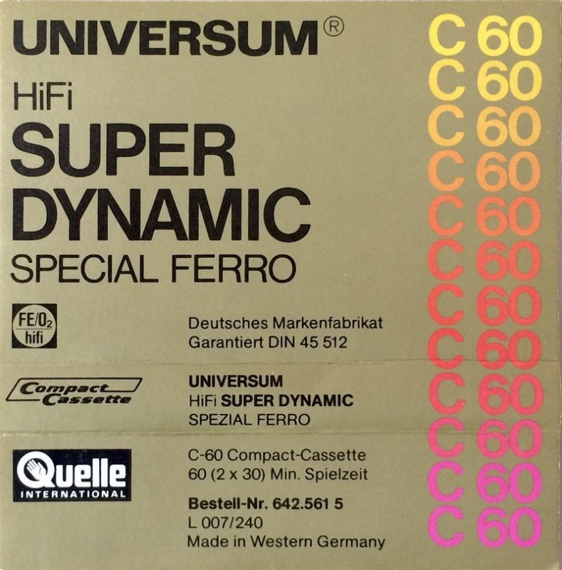 Compact Cassette:  Universum - Super Dynamic 60