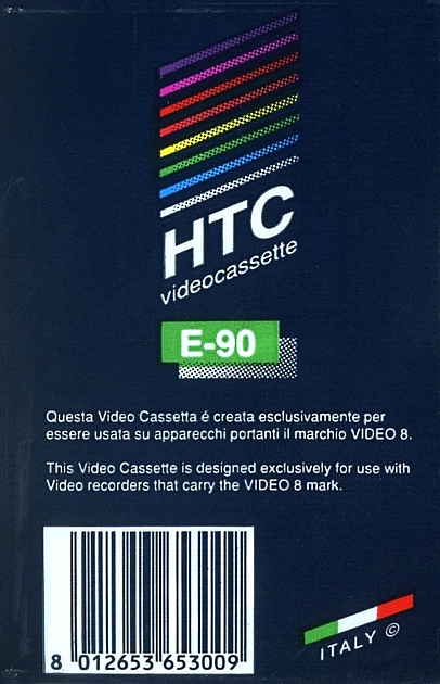 Video8, Hi8, Digital8 HTC 90 Type IV Metal Italy