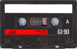 Compact Cassette JVC GI 90 "G1-90AG" Type I Normal 1990 North America