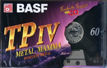 Compact Cassette BASF TP IV Metal Maxima 60 Type IV Metal 1995 Europe