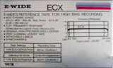 Compact Cassette E-Wide 60 "ECX" Type II Chrome 1987 Hong Kong