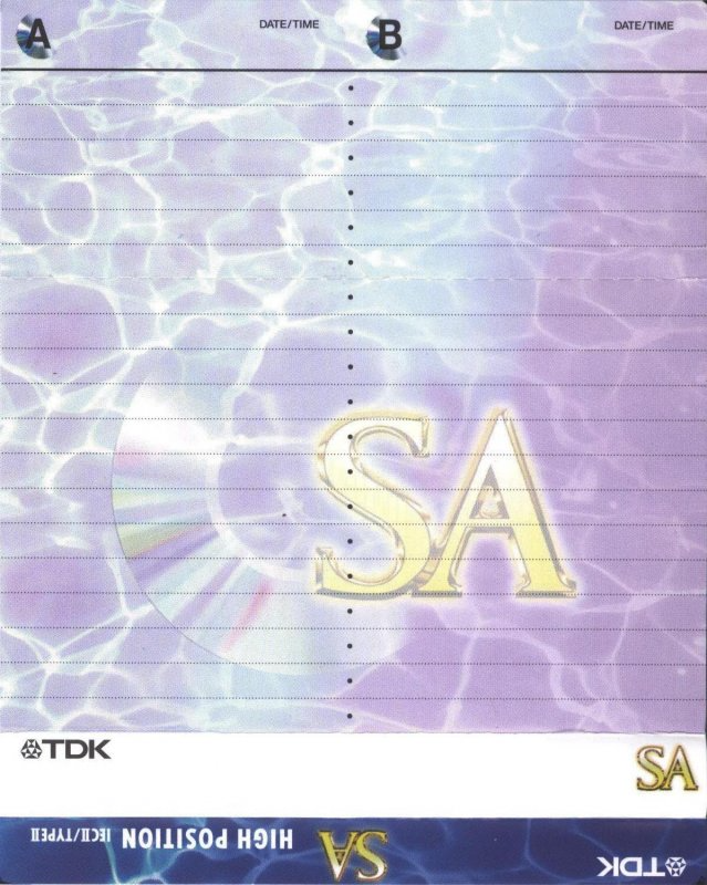 Compact Cassette: TDK  - SA 60