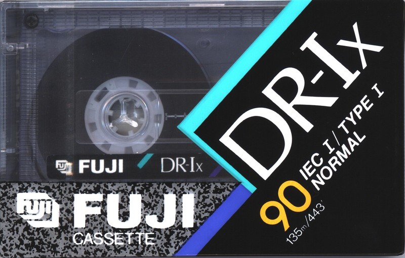 Compact Cassette Fuji DR-Ix 90 Type I Normal 1990 Europe