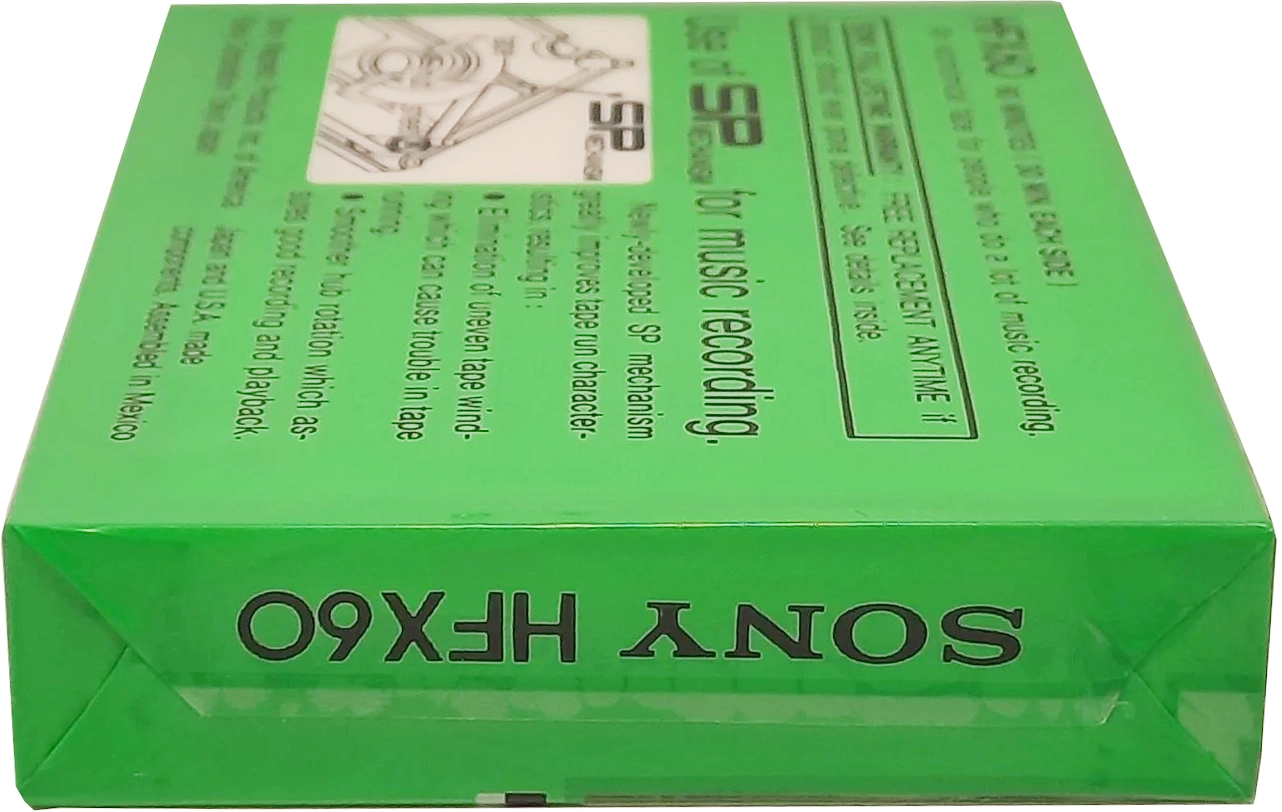 Compact Cassette Sony HFX 60 Type I Normal 1978 North America