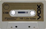 Compact Cassette VOX 120 Type I Normal 1975 Europe