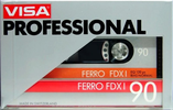 Compact Cassette Visa FDXI 90 Type I Normal 1983 North America