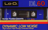 Compact Cassette Lo-D DL 60 Type I Normal 1984 Japan