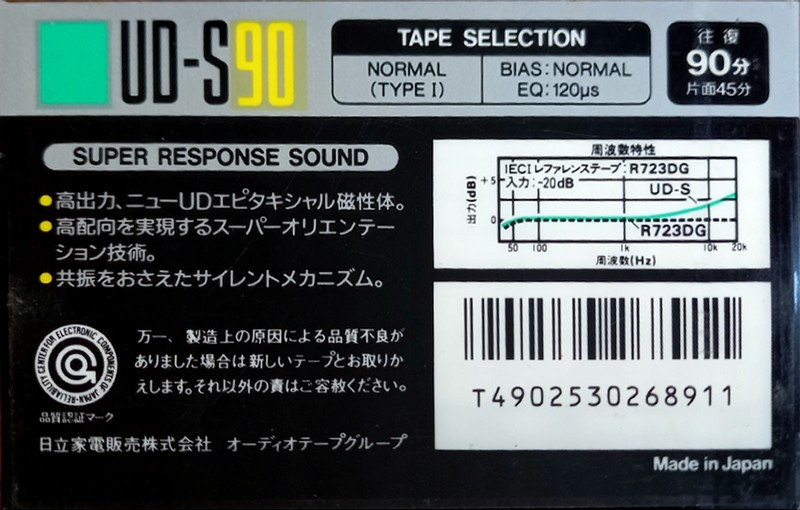 Compact Cassette: Maxell / Hitachi Hitachi - UD-S 90