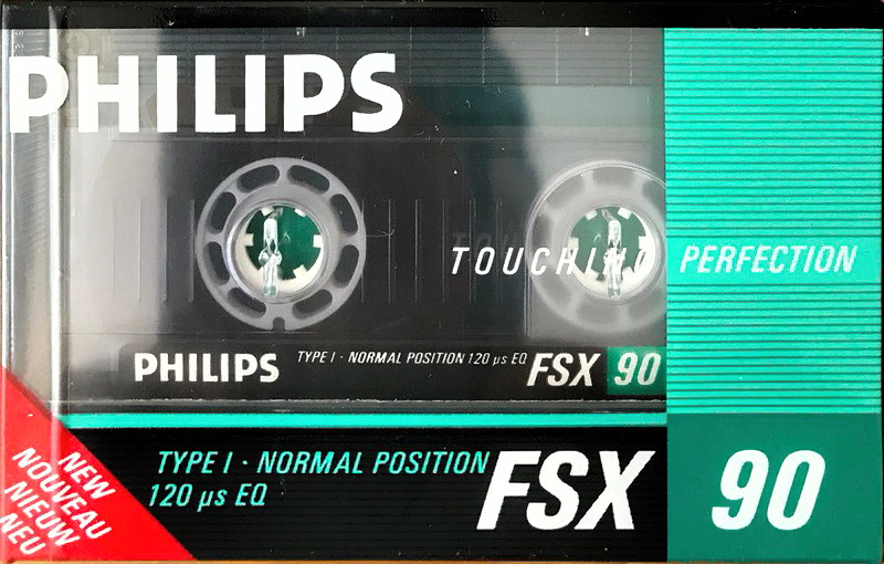 Compact Cassette Philips FSX 90 Type I Normal 1987 Europe