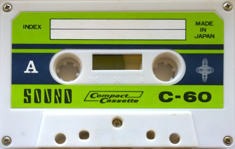 Compact Cassette Sound 60 Type I Normal 1978 Japan