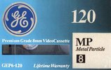 Video8, Hi8, Digital8 GE / General Electric 120 "GEP6-120" Type IV Metal USA