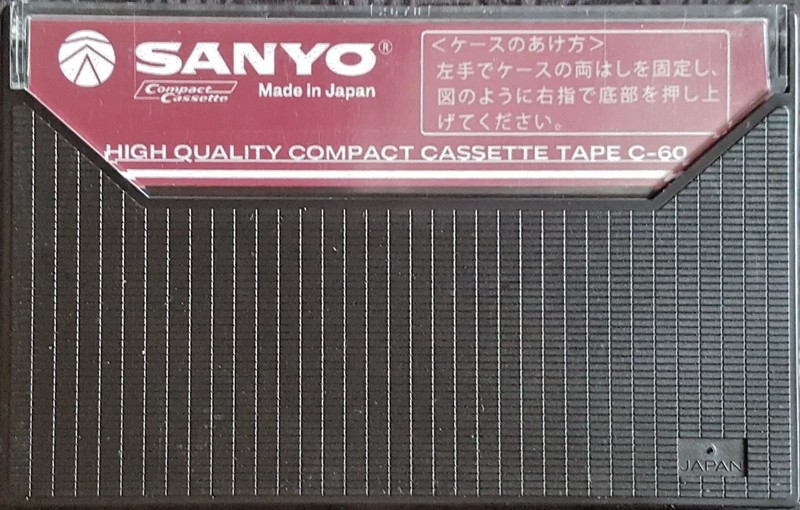 Compact Cassette Sanyo 60 Type I Normal 1972 Japan