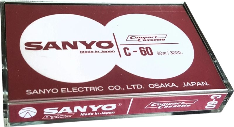 Compact Cassette Sanyo 60 Type I Normal 1972 Japan