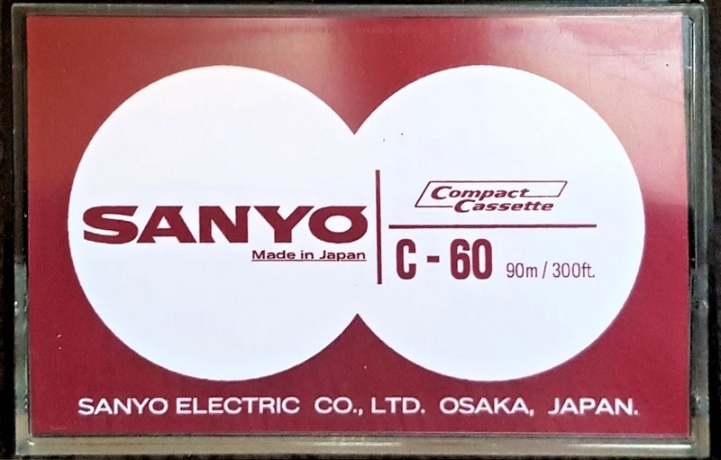 Compact Cassette Sanyo 60 Type I Normal 1972 Japan
