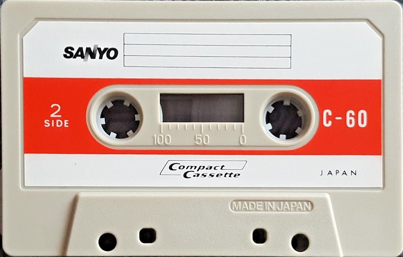 Compact Cassette Sanyo 60 Type I Normal 1972 Japan