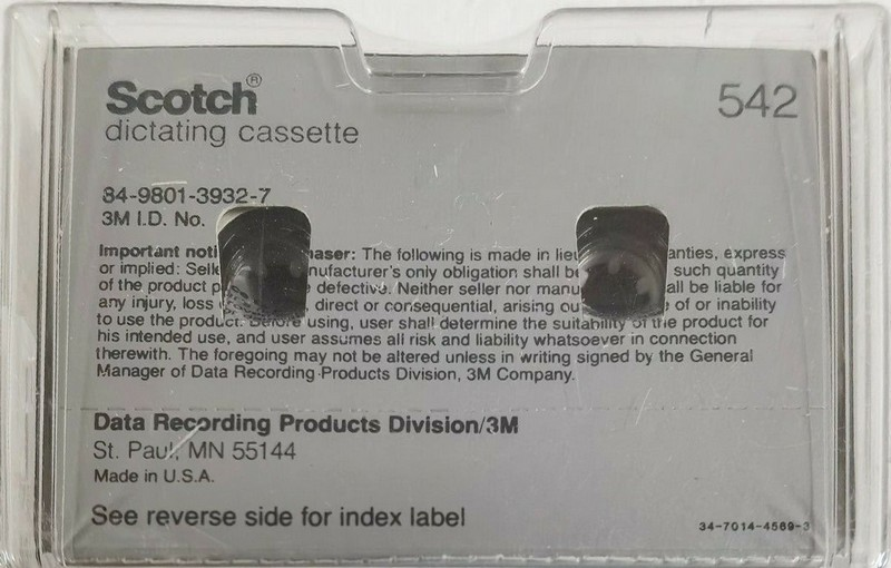 Compact Cassette: 3M Scotch - 542 60