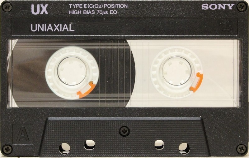 Compact Cassette Sony UX 54 Type II Chrome 1986 Japan