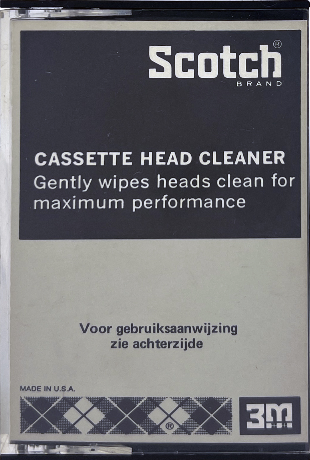 Compact Cassette Scotch Cleaning Cassette 1978 Netherlands