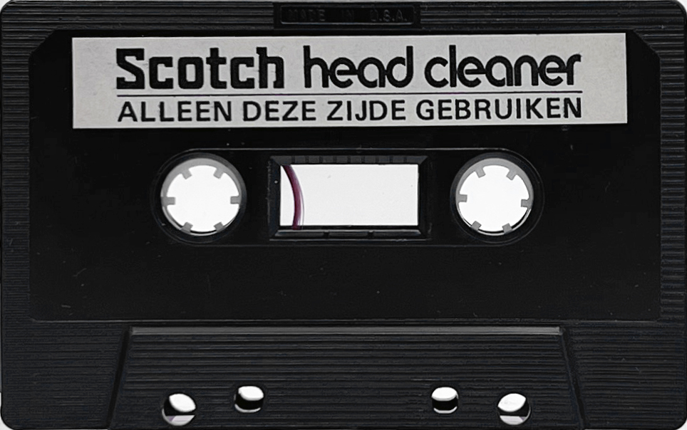 Compact Cassette Scotch Cleaning Cassette 1978 Netherlands