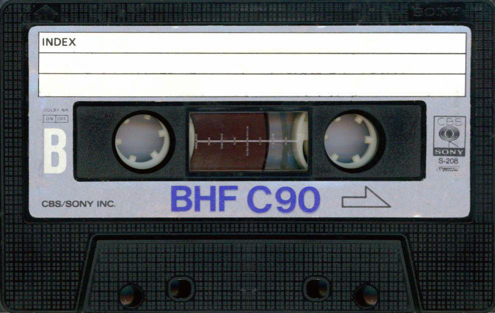 Compact Cassette CBS / Sony BHF 90 Type I Normal 1979 Japan