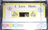 Compact Cassette Creative I Love Music 46 "Yellow" Type I Normal 1986 South Korea