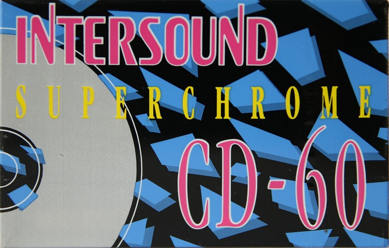 Compact Cassette Intersound CD 60 Type II Chrome 1990 Europe