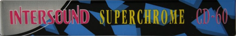 Compact Cassette Intersound CD 60 Type II Chrome 1990 Europe