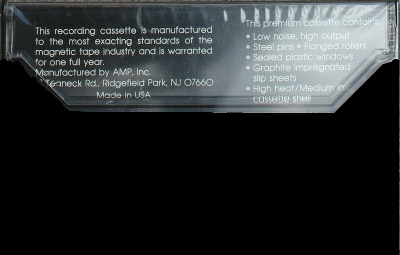 Compact Cassette AMP Studio 30 Type I Normal USA