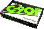 Compact Cassette Toshiba F 90 Type I Normal 1977 Japan