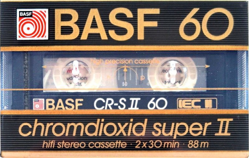 Compact Cassette: BASF  - Chromdioxid Super II 60