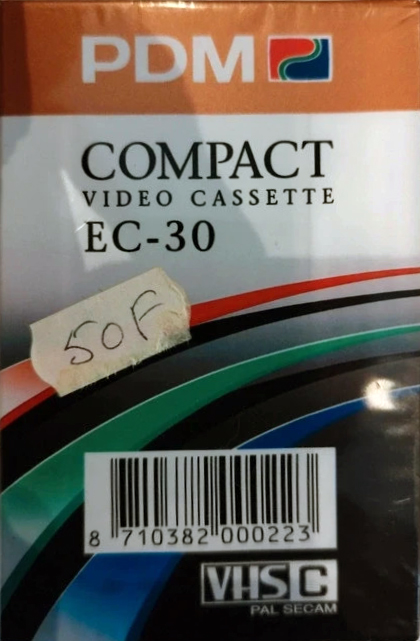 VHS-C (VHS Compact) PDM 30 Type I Normal 1990 Europe