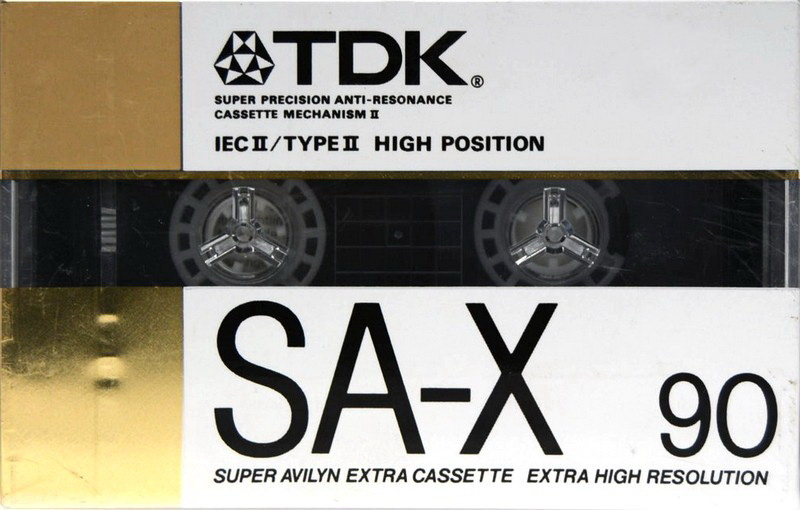 Compact Cassette TDK 90 Type II Chrome 1988 USA